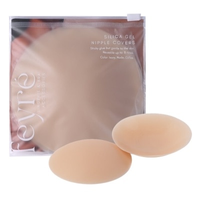 Feyre Feyre Silica Gel Adhesive Nipple Covers 10cm Ivory