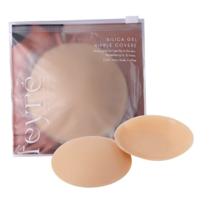 Feyre Feyre Silica Gel Adhesive Nipple Covers 8cm Nude