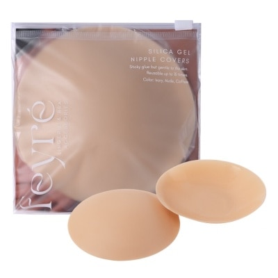 Feyre Feyre Silica Gel Adhesive Nipple Covers 10cm Nude