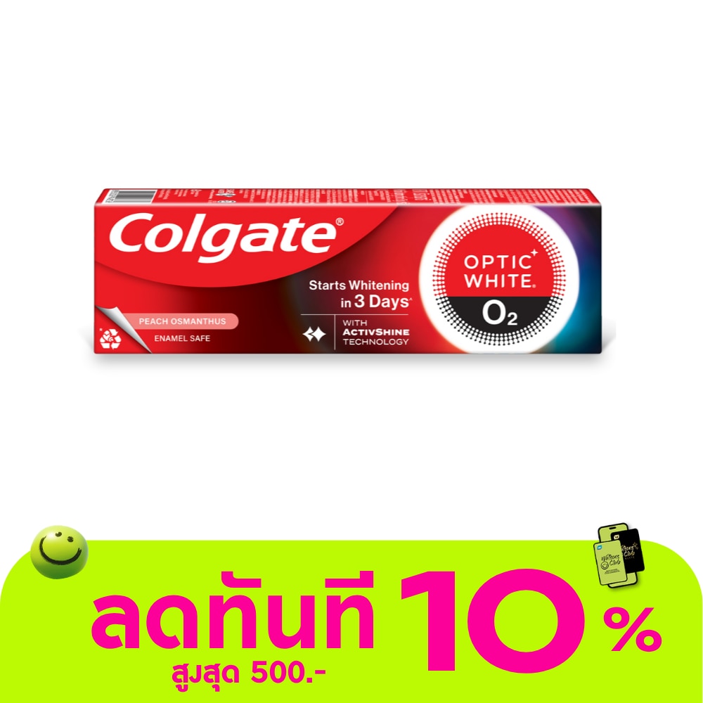 Colgate Toothpaste Optic White O2 Peach Osmanthus 85 G. image