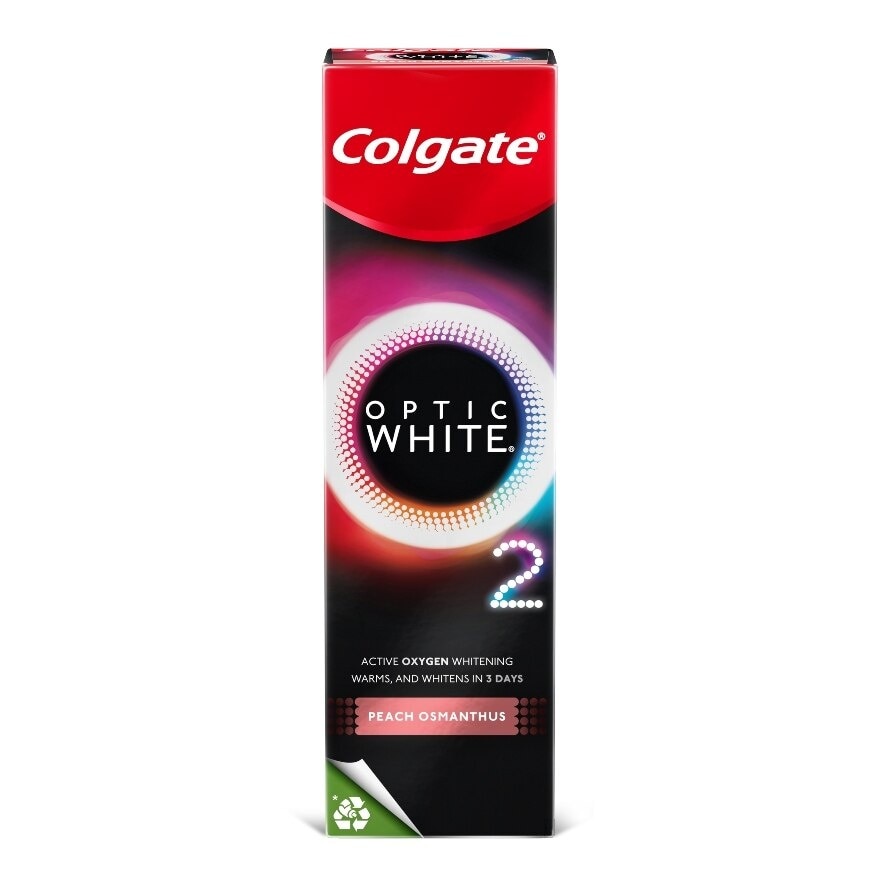 Colgate Toothpaste Optic White O2 Peach Osmanthus 85 G.