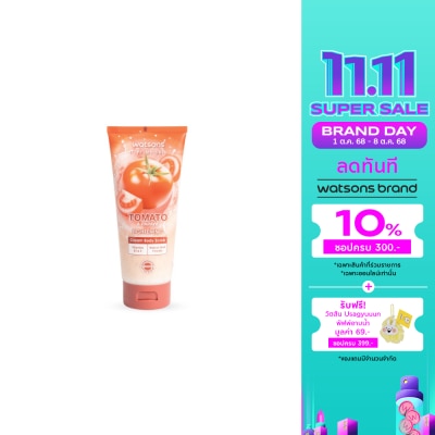 WATSONS วัตสัน โทเมโท แอนด์ พาพาย่า ครีม บอดี้ สครับ 200กรัม