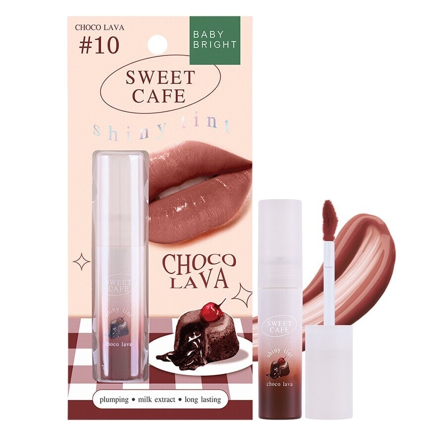 Baby Bright Sweet Cafe Shiny Tint 2.8g 10 Choco Lava