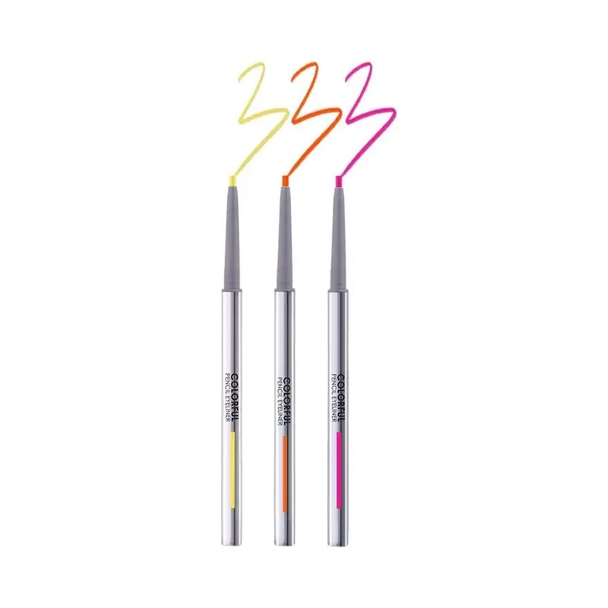 Browit Colorful Pencil Eyeliner 0.1g. x 3pcs. 02 Warm Tone