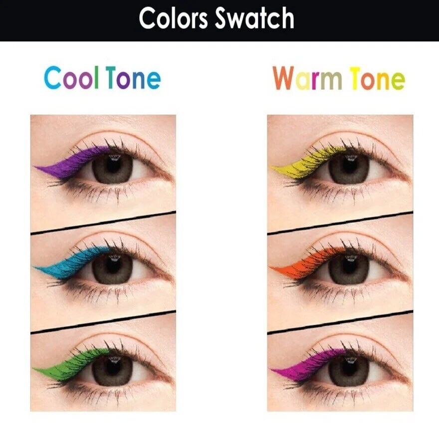 Browit Colorful Pencil Eyeliner 0.1g. x 3pcs. 02 Warm Tone