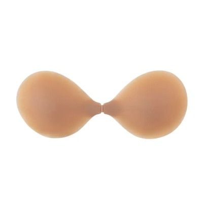 Feyre Feyre Adhesive Matte Silicone Round Shape Bra Brown Size A For A-B