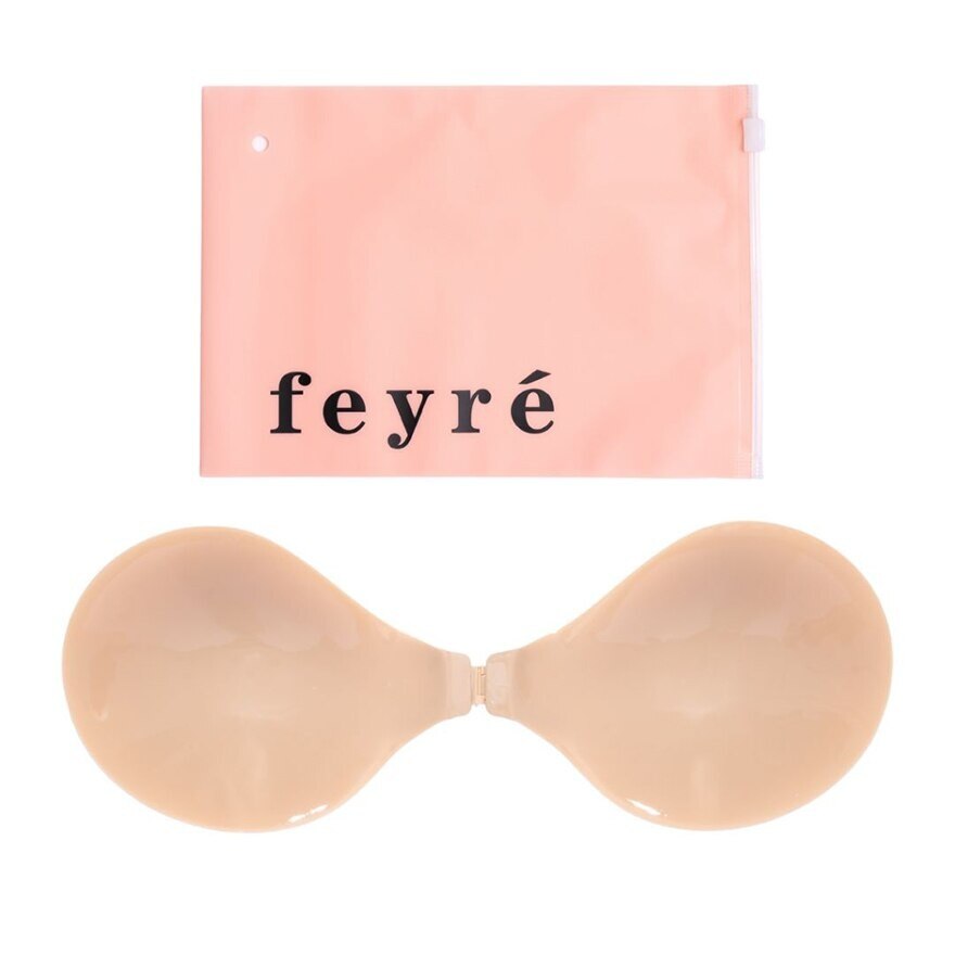 Feyre Round Shape Adhesive Silicone Bra Browny Color Size A