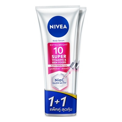 Nivea นีเวีย เอ็กซ์ตร้า ไบร์ท 10 ซูเปอร์ วิตามิน สกิน ฟู้ด โกลว์ เพอร์เฟคชั่น SPF15 300 มล