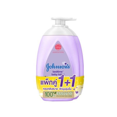 Johnson Johnson's Baby Lotion Bedtime 500 Ml.Twin Pack โลชั่นบำรุงผิวกาย ครีมทาผิว