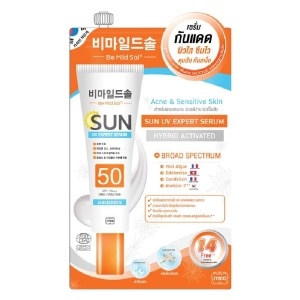 Premium Mee Be Mild Soln Sun Uv Expert Serum Spf50 Pa+++ 1 Pcs