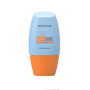 Premium Mistine Aqua Base Ultra Protection Matte&Light Facial Sunscreen Pro Spf50+ Pa++++ 10 Ml. 1 Pcs