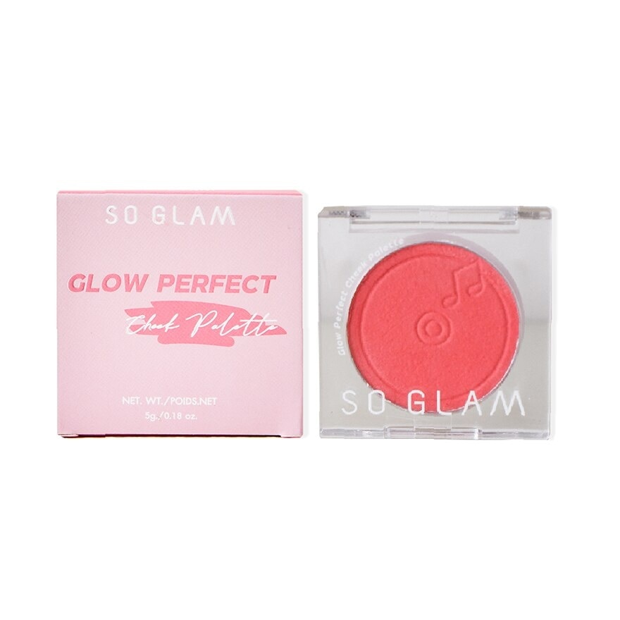 So Glam So Glam Glow Perfect Cheek Palette 5g. 03 Flamazing