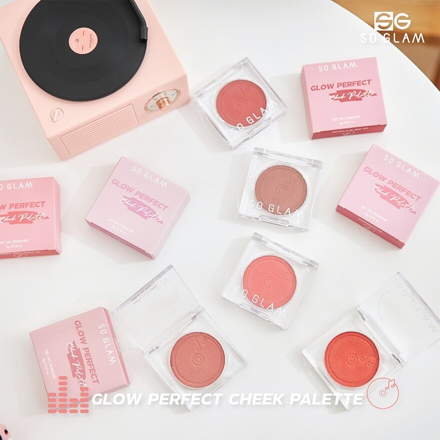 So Glam Glow Perfect Cheek Palette 5g. 02 Millenial