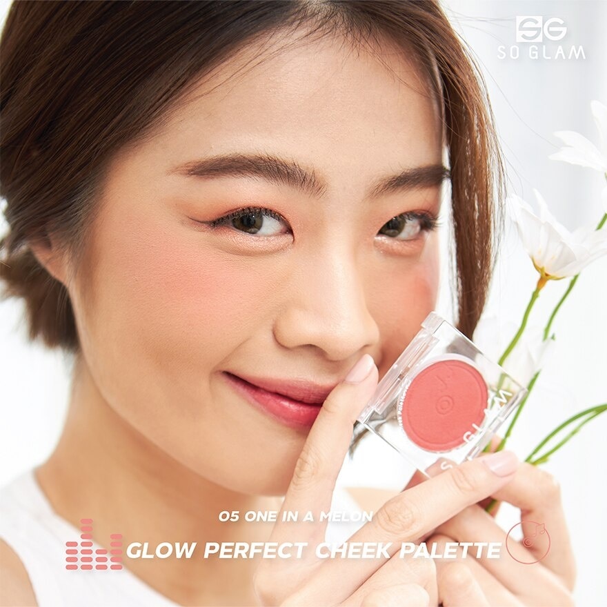 So Glam Glow Perfect Cheek Palette 5g. 05 One In A Melon