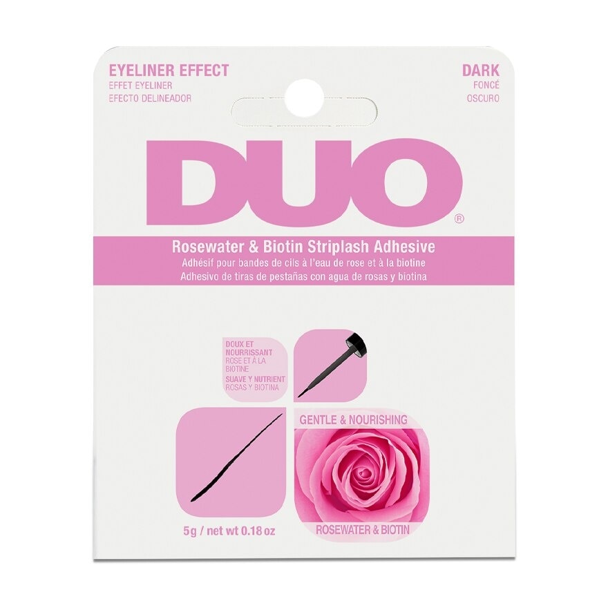 Duo Rosewater  Biotin Striplash Adhesive 5g. Black