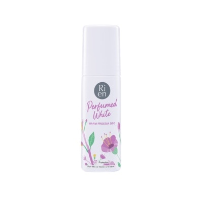 Ri en Ri en Deo Perfumed White Warm Freesia 60 Ml. โรลออน ระงับกลิ่นกาย