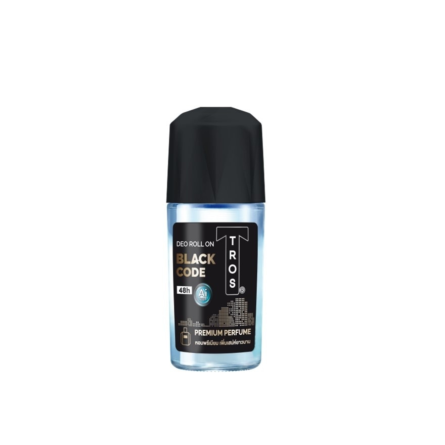 Tros Deo Roll On Black Code 45 Ml. โรลออน ระงับกลิ่นกาย