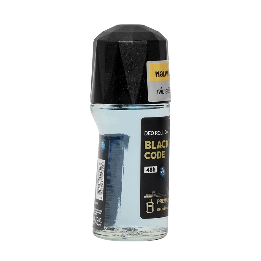 Tros Deo Roll On Black Code 45 Ml. โรลออน ระงับกลิ่นกาย