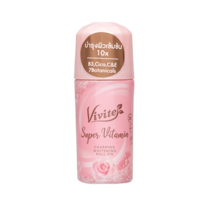 Vivite Vivite Roll On Super Vitamin Charming Whitening 40 Ml. โรลออน ระงับกลิ่นกาย