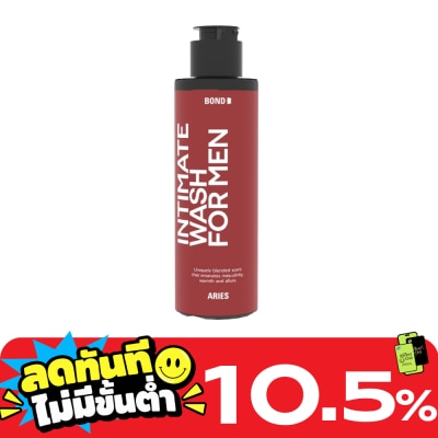 Bond Bond Men's Intimate Wash Aries 130 Ml.ผลิตภัณฑ์ทำความสะอาดจุดซ่อนเร้นสำหรับผู้ชาย image