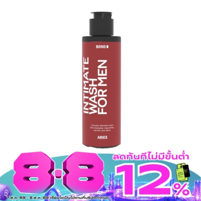 Bond - Bond Men's Intimate Wash Aries 130 Ml.ผลิตภัณฑ์ทำความสะอาดจุดซ่อนเร้นสำหรับผู้ชาย image