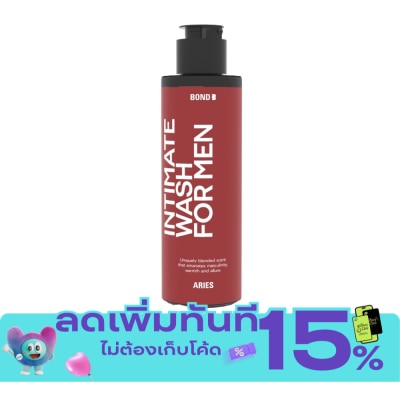 Bond Bond Men's Intimate Wash Aries 130 Ml.ผลิตภัณฑ์ทำความสะอาดจุดซ่อนเร้นสำหรับผู้ชาย image