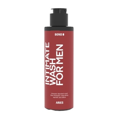 Bond Bond Men's Intimate Wash Aries 130 Ml.ผลิตภัณฑ์ทำความสะอาดจุดซ่อนเร้นสำหรับผู้ชาย