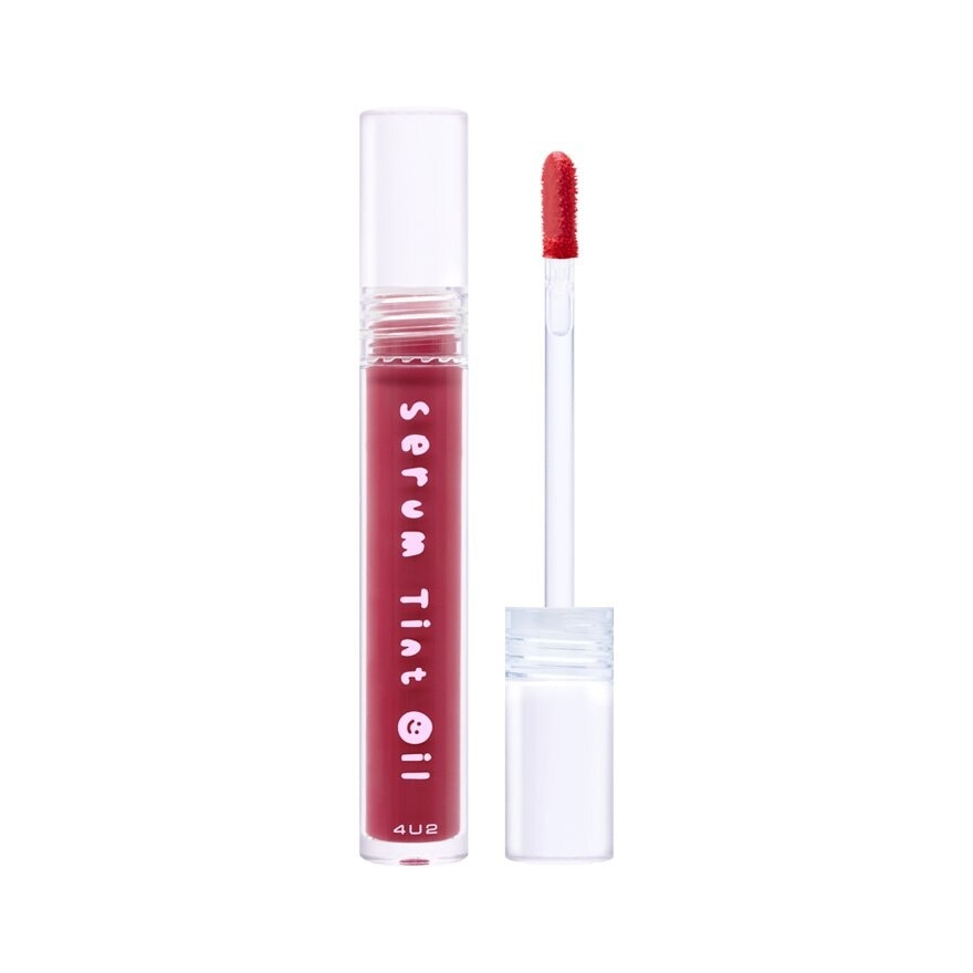 4U2 Serum Tint Oil Lip 3g. 12 Sweet Burgundy