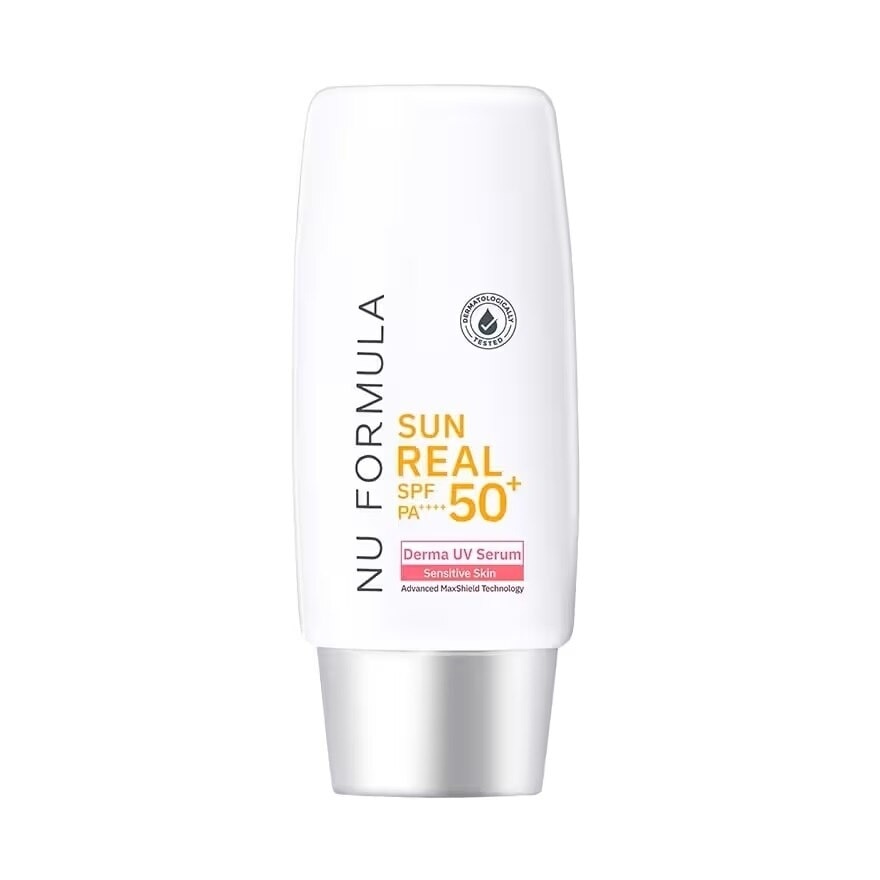 Nu Formula Sun Real SPF50+ PA++++ Derma UV Serum 40 G. เซรั่มกันแดด