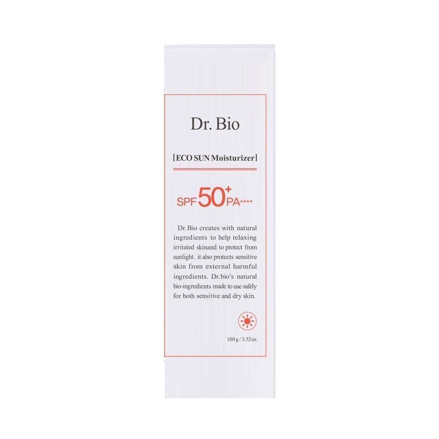 Dr.Bio ECO Sun Moisturizer SPF50+ PA++++ 100 G.