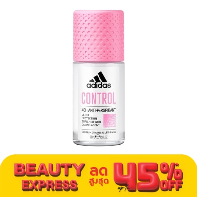 Adidas อาดิดาส โรลออน คอนโทรล สำหรับผู้หญิง 50 มล. โรลออนระงับกลิ่นกาย ผู้หญิง