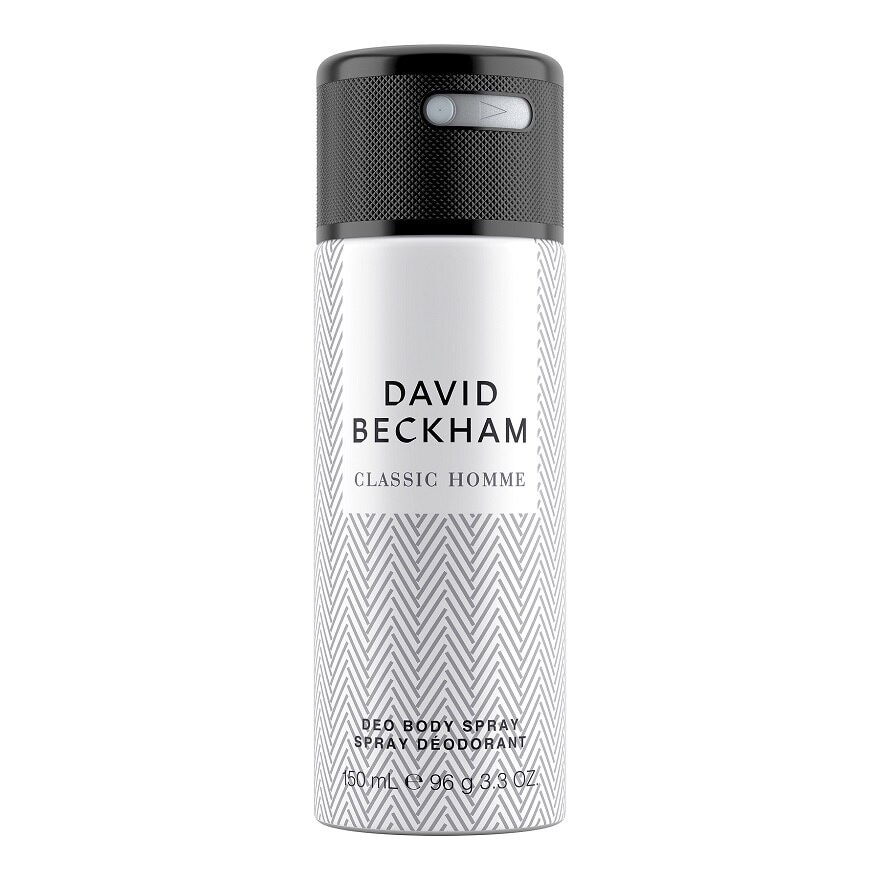 David Beckham Deo Body Spray Classic Homme 150 Ml. สเปรย์ระงับกลิ่นกาย ผู้ชาย