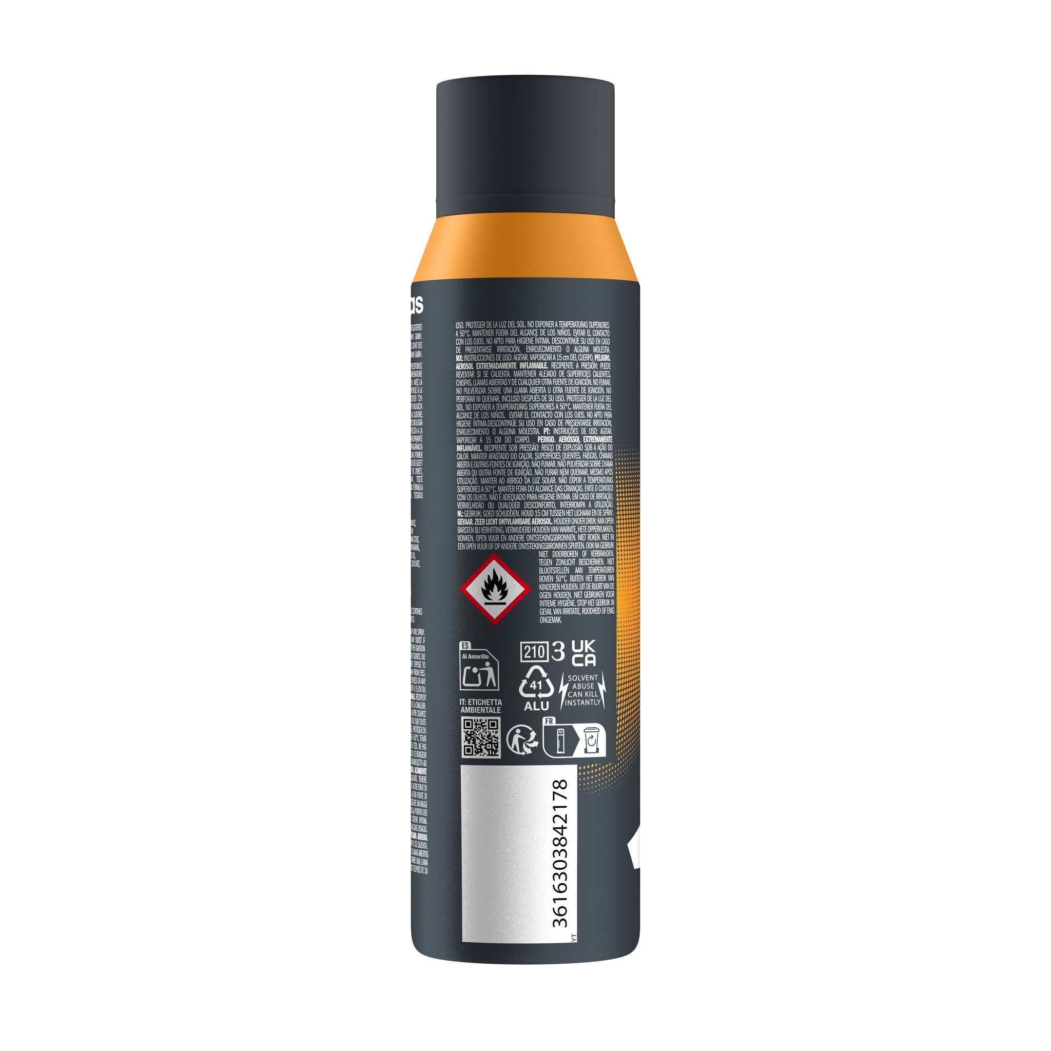 Adidas Spray Power Booster For Male 150 Ml. สเปรย์ระงับกลิ่นกาย ผู้ชาย