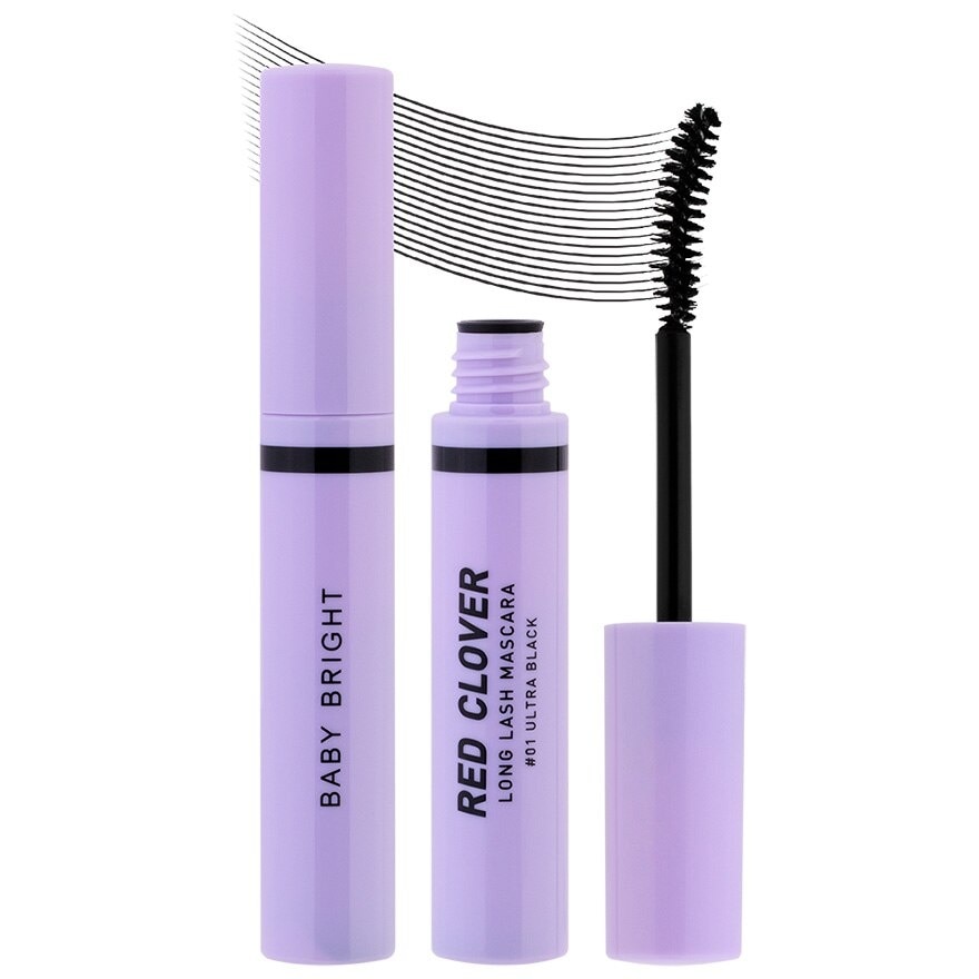 Baby Bright Red Clover Long Lash Mascara 4.8g. 01 Ultra Black