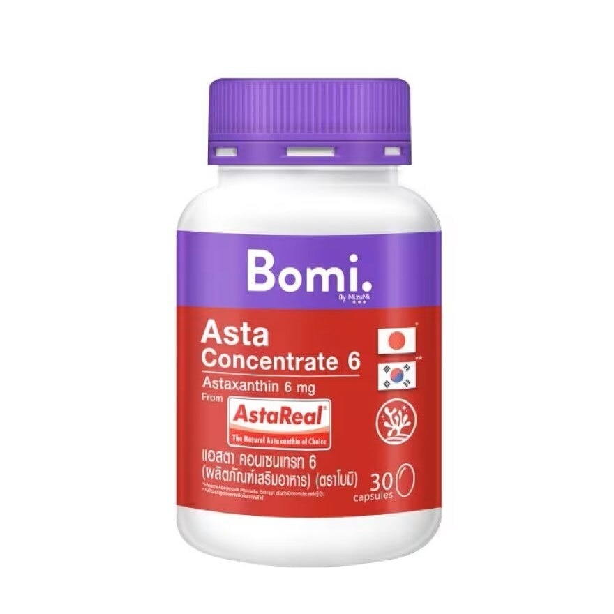 Bomi Asta Concentrate 6 Astaxanthin 6 mg. 30 Capsules