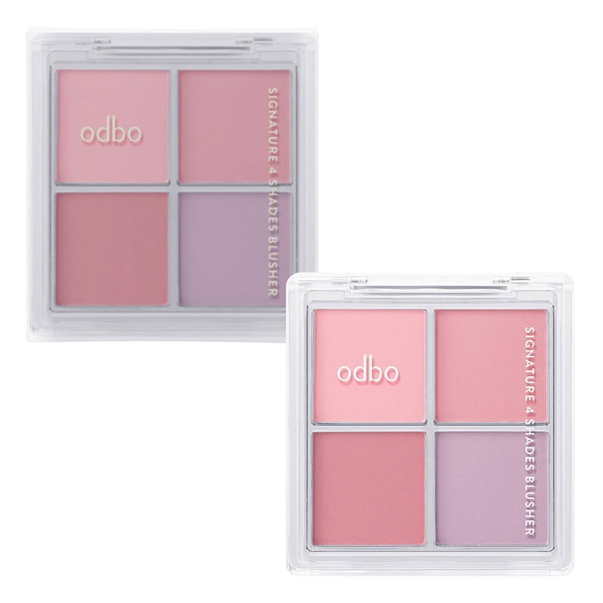 ODBO Odbo Signature 4 Shades BlusherPalette02