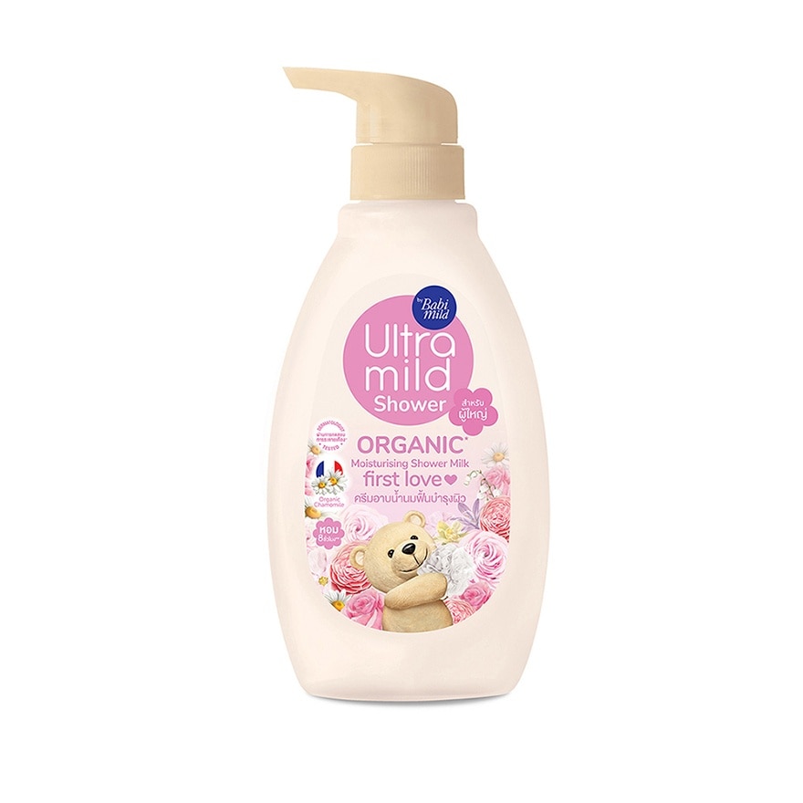 Ultra Mild Babi Mild Ultra Mild Organic Shower Milk First Love 380 Ml.