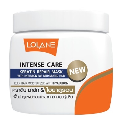 Lolane โลแลน อินเทนซ์ แคร์ เคราติน รีแพร์มาส์ก ไฮยาลูรอน ฟอร์ ดีไฮเดรทแฮร์ 200 กรัม ผมอ่อนแอ