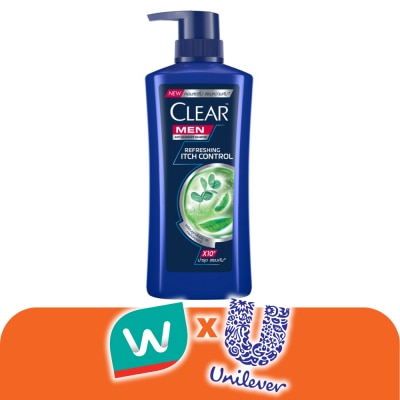 Clear - Clear Men Shampoo Anti Dandruff Refreshing Itch Control 390 Ml.