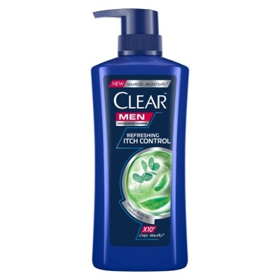 Clear Clear Men Shampoo Anti Dandruff Refreshing Itch Control 390 Ml.