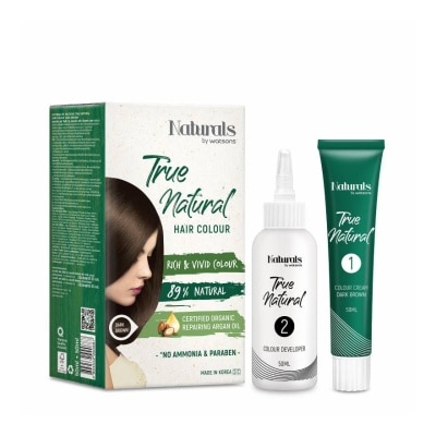 Naturals by Watsons Naturals by Watsons True Natural Hair Colour Dark Brown.