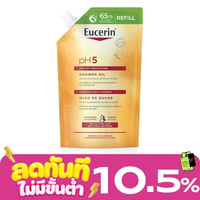 Eucerin Eucerin pH5 Shower Oil Very Dry Sensitive skin 400 ml. Refill image