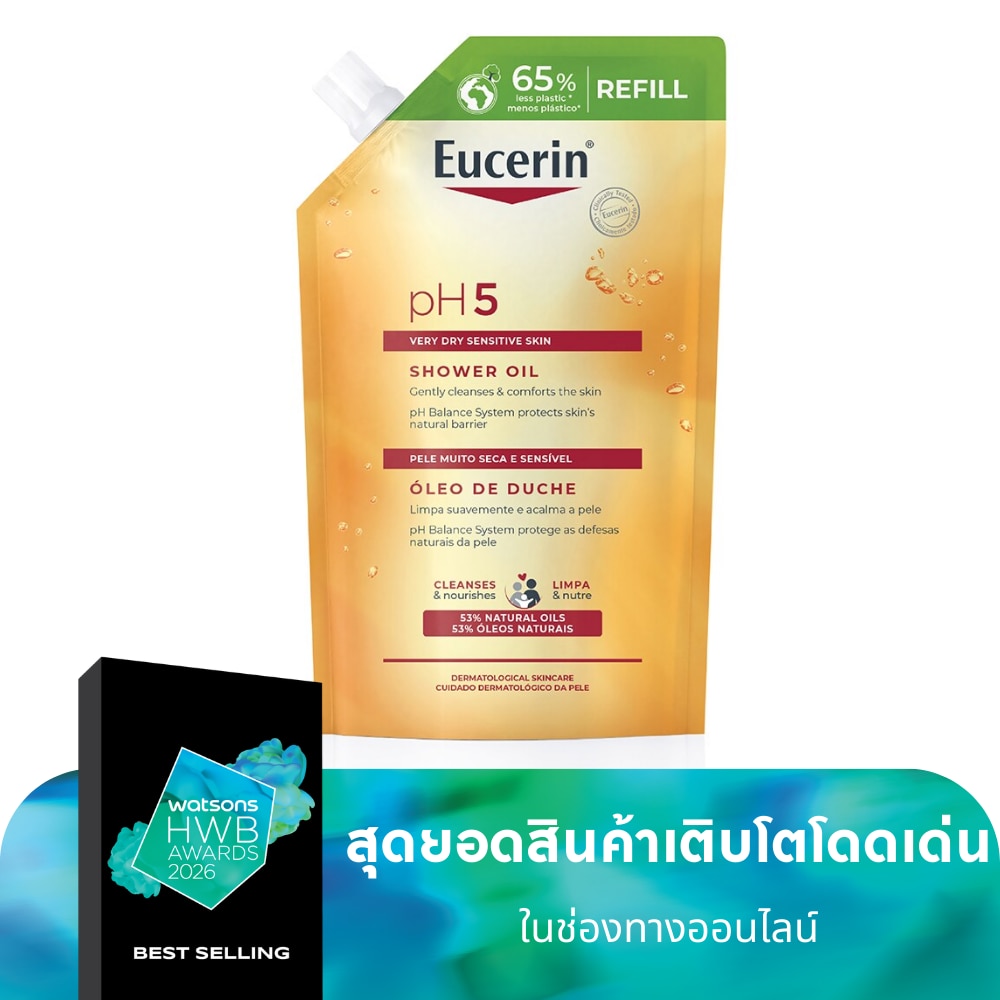 Eucerin pH5 Shower Oil Very Dry Sensitive skin 400 ml. Refill