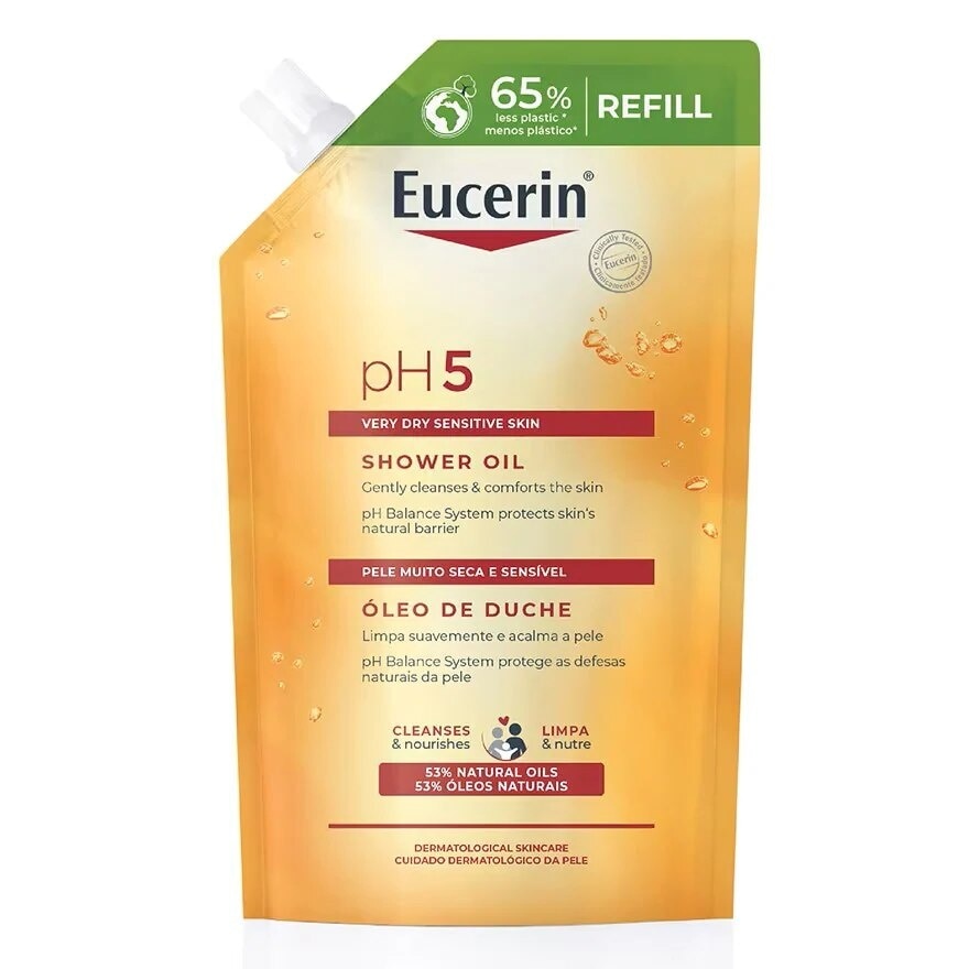 Eucerin pH5 Shower Oil Very Dry Sensitive skin 400 ml. Refill