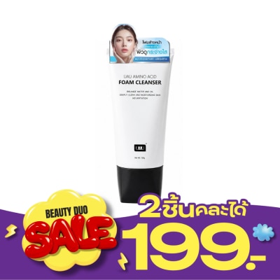 UAU UAU Moisturizing Oil Control Facial Foam 150 g. Amino acid foam for all skin type image