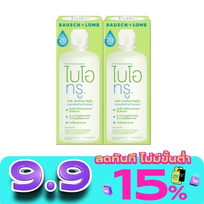 รีนิว - น้ำยาทำความสะอาดเลนส์ ไบโอทรู มัลติเพอร์โพส โซลูชั่น 300 มล. แพ็ค 2 image