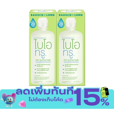 รีนิว น้ำยาทำความสะอาดเลนส์ ไบโอทรู มัลติเพอร์โพส โซลูชั่น 300 มล. แพ็ค 2 image