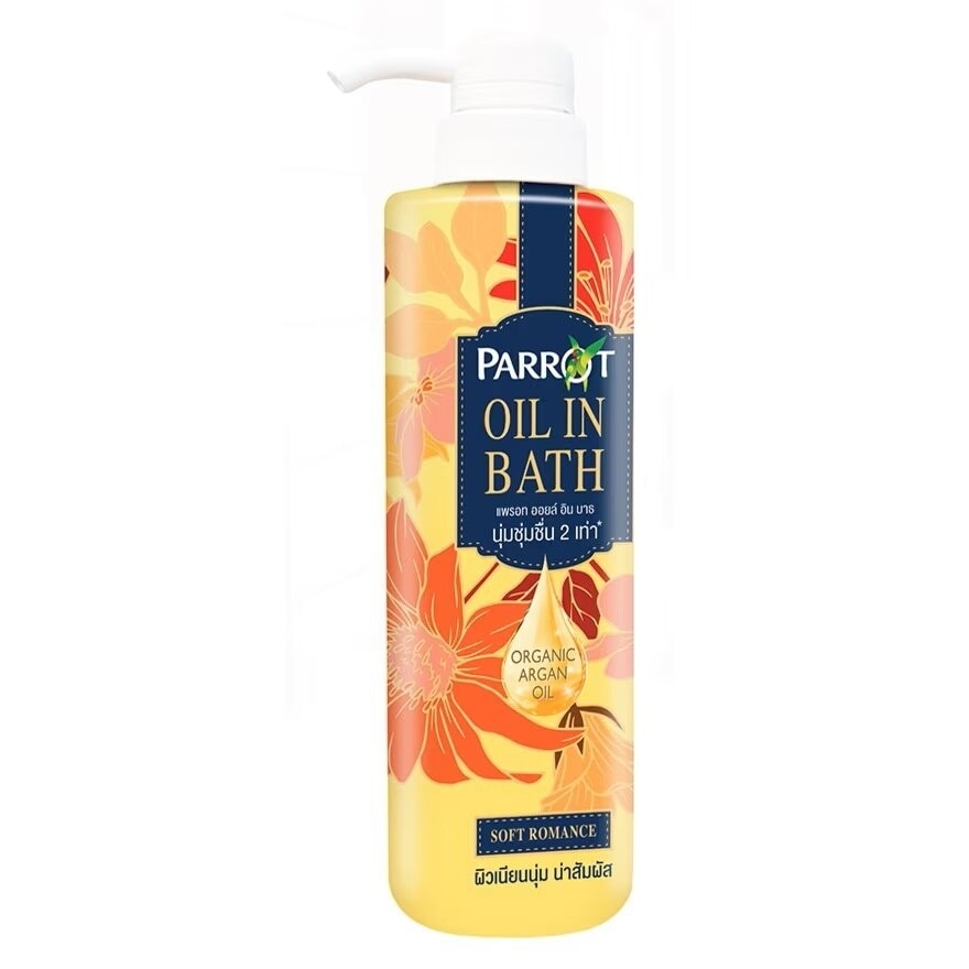 Parrot Oil in Bath Soft Romance 400 Ml. ครีมอาบน้ำ