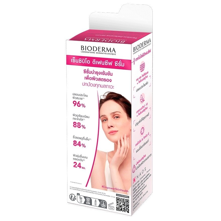 Bioderma Sensibio Defensive Serum 30 ml. Moisturizing Concentrate for Sensitive Sikin