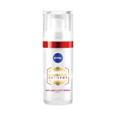 NIVEA LUMINOUS 630 นีเวีย ลูมินัส630 แอนตี้สปอต 2-อิน-1 แอนตี้-เอจ แอนด์ สปอต เซรั่ม 30 มล.